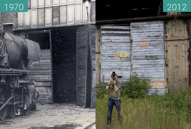 Image avant-après de Parowozownia entre 1970 et 25/06/2012