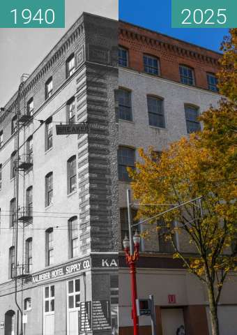 Vorher-Nachher-Bild von Kalberer Hotel Supply: Then and Now zwischen 1947 und 02.11.2025
