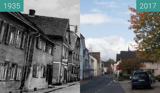Vorher-Nachher-Bild von Bad Homburg Gonzenheim, Frankfurter Landstrasse 18 zwischen 1935 und 03.10.2017