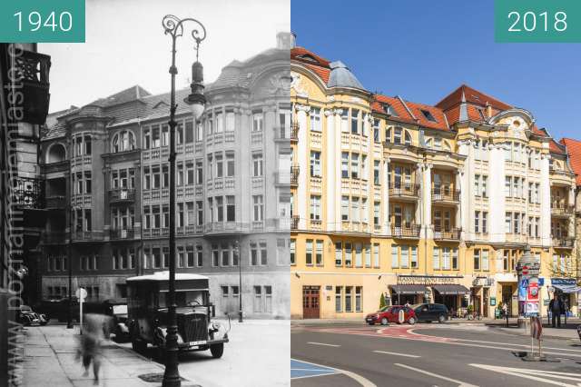Vorher-Nachher-Bild von Ulica 3 Maja zwischen 1940 und 2018
