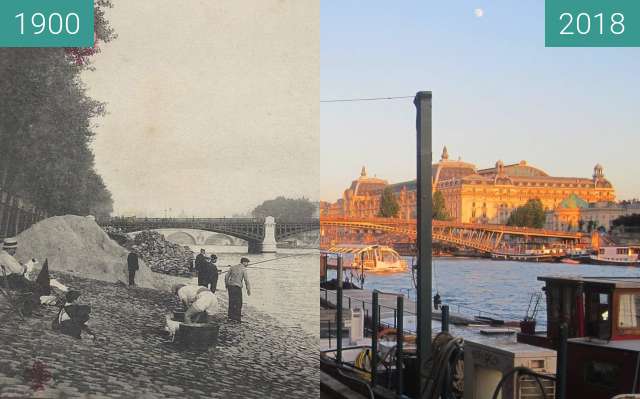 Image avant-après de Quai d'Orsay entre 1900 et 25/06/2018