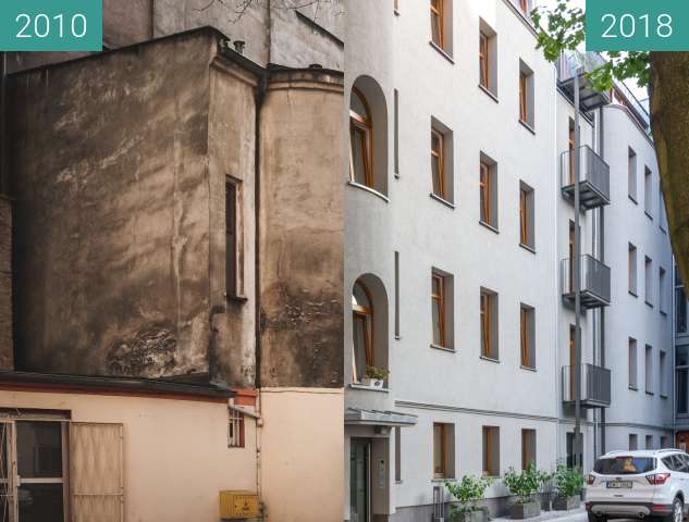 Before-and-after picture of Ulica 3 Maja between 2010 and 2018