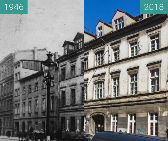 Vorher-Nachher-Bild von Ulica Garbary zwischen 1946 und 2018