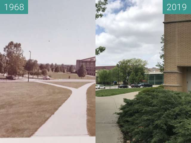 Image avant-après de Allen Fieldhouse-1968 to Allen Fieldhouse 2019 entre 1968 et 02/05/2019