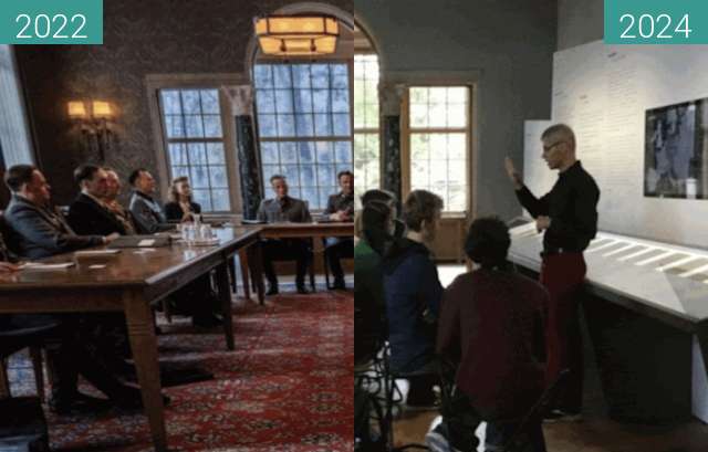 Vorher-Nachher-Bild von Wannsee Conference then now zwischen 2022 und 10.2024