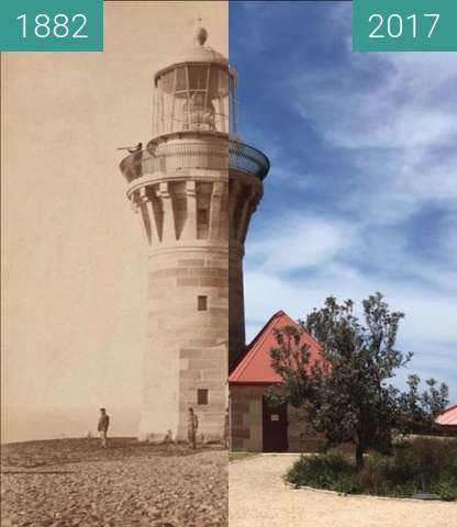 Vorher-Nachher-Bild von Barrenjoey Lighthouse, Palm Beach zwischen 1882 und 2017