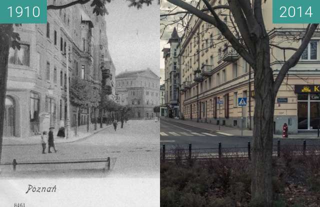 Vorher-Nachher-Bild von Ulica 3 Maja zwischen 1910 und 2014