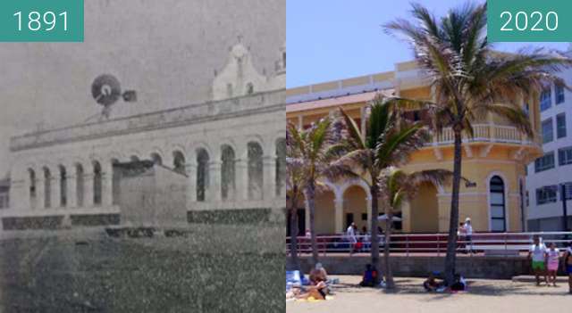 Before-and-after picture of HOSPITAL SAN JOSE LAS PALMAS G C between 1891-May-09 and 2020-Nov-06