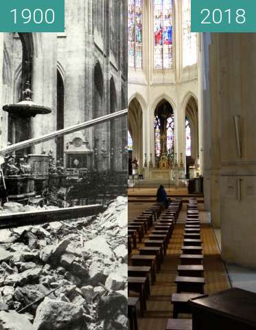 Image avant-après de St-Gervais-St-Protais (World War I) entre 03.1918 et 2018