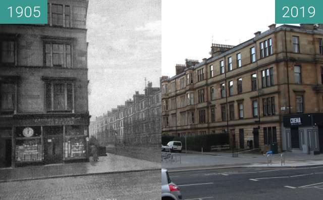 Vorher-Nachher-Bild von Albert Road zwischen 1905 und 24.03.2019