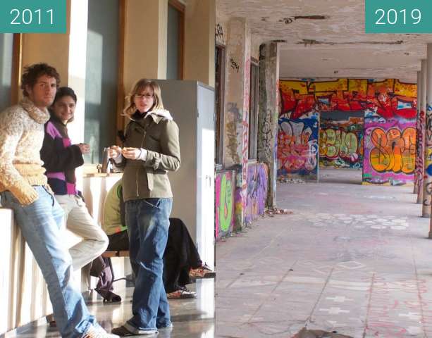 Vorher-Nachher-Bild von Couloir Dolomieu zwischen 06.05.2011 und 12.08.2019