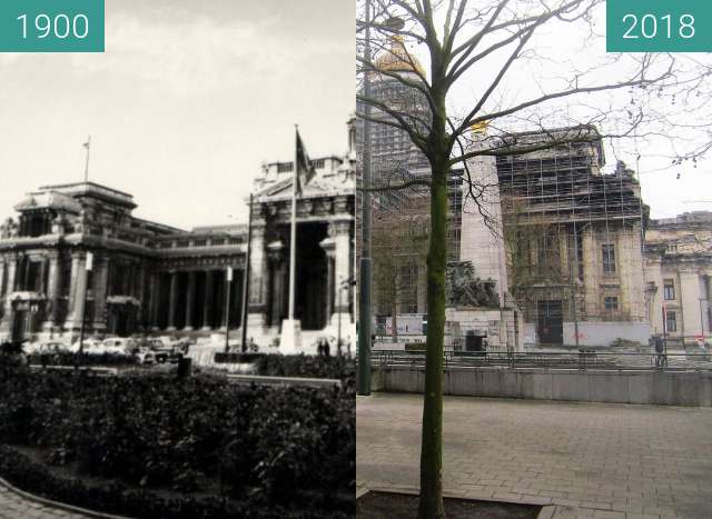 Image avant-après de Supreme Court (Brussels) entre 1900 et 01/04/2018