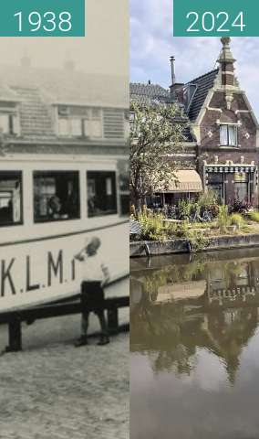 Before-and-after picture of ,,Maart 1938, Viermerentocht met Pim” between 03/1938 and 07/2024