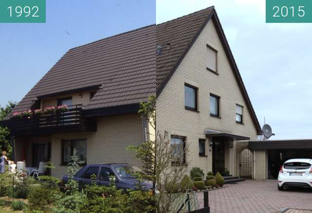 Vorher-Nachher-Bild von Haus zwischen 1992 und 06.12.2015