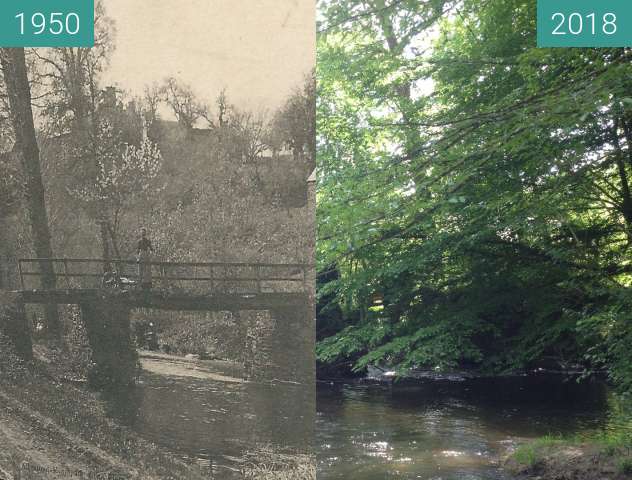 Image avant-après de Pont sur la Rouvre entre 1950 et 21/05/2018