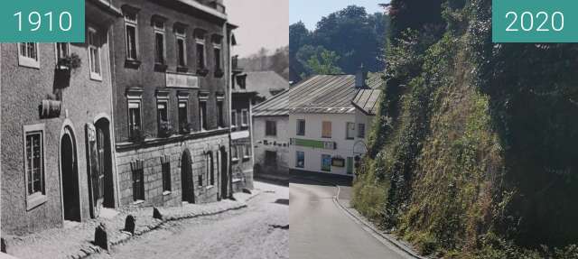 Vorher-Nachher-Bild von Kniebos Traunstein zwischen 12.05.1910 und 09.08.2020
