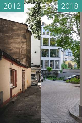 Before-and-after picture of Ulica 3 Maja between 2012 and 2018