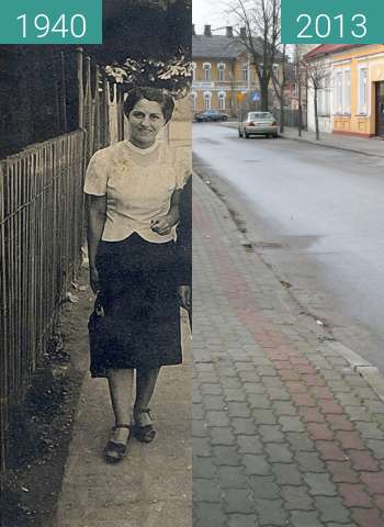 Image avant-après de Ulica Jagiellońska entre 1940 et 29/12/2013