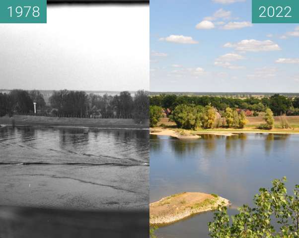 Image avant-après de Elbe-Besandten entre 1978 et 10/08/2022
