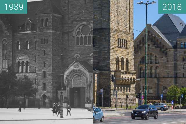 Vorher-Nachher-Bild von Ulica Św. Marcin zwischen 1939 und 2018