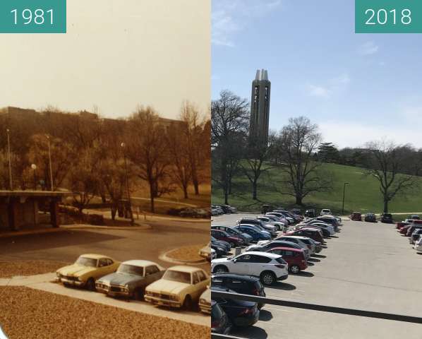 Image avant-après de Campanile View entre 1981 et 19/04/2018