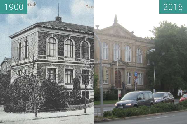 Before-and-after picture of Museum between 1900 and 2016-Sep-01