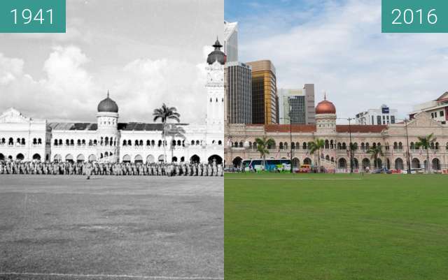 Image avant-après de Australian Anzac Day's Parade (Sultan Abdul Samad) entre 25/04/1941 et 25/07/2016