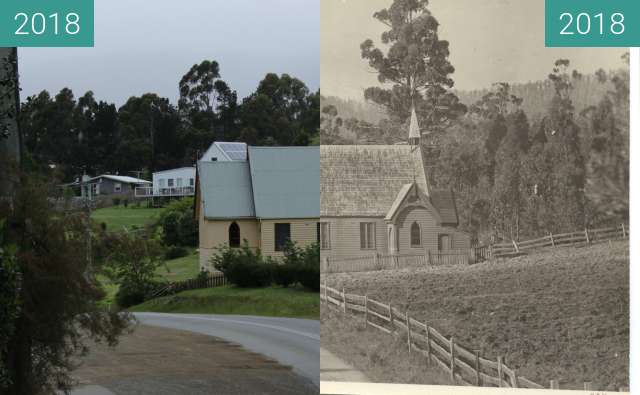 Image avant-après de Saint Simon and Saint Jude's Church entre 2018 et 2018