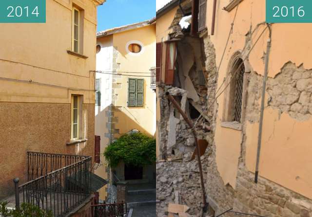 Image avant-après de Earthquake entre 2014 et 2016