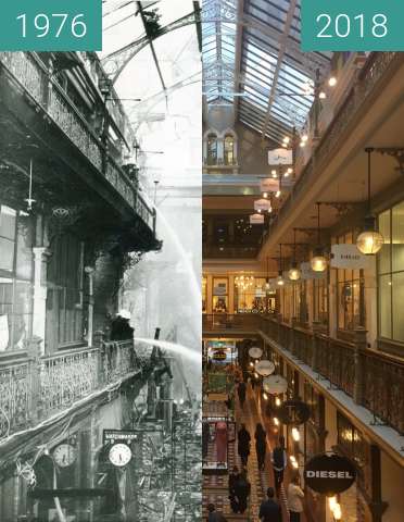 Vorher-Nachher-Bild von The Strand Arcade zwischen 26.05.1976 und 31.05.2018