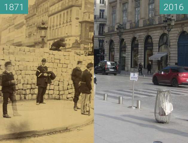 Image avant-après de Rue de la Paix (Paris Commune) entre 1871 et 27/02/2016
