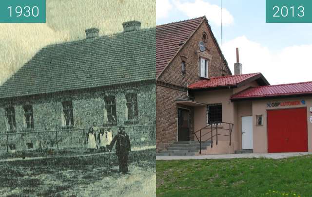 Image avant-après de Highway Lutomek entre 1930 et 2013