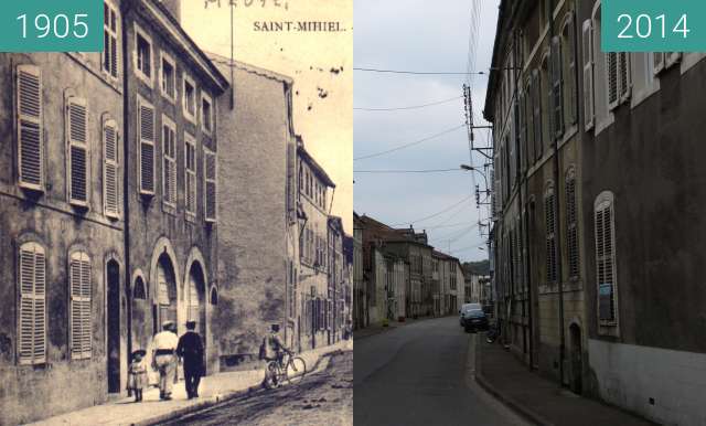 Vorher-Nachher-Bild von Rue larzilliere-beudant zwischen 1905 und 19.04.2014
