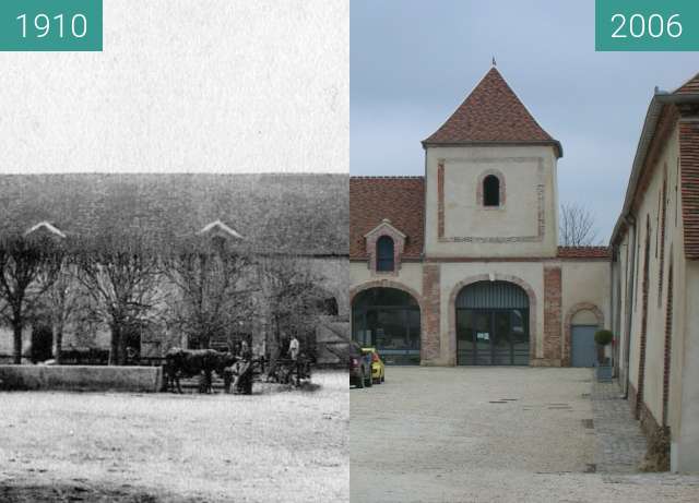 Vorher-Nachher-Bild von ferme Mauny zwischen 1910 und 03.03.2006