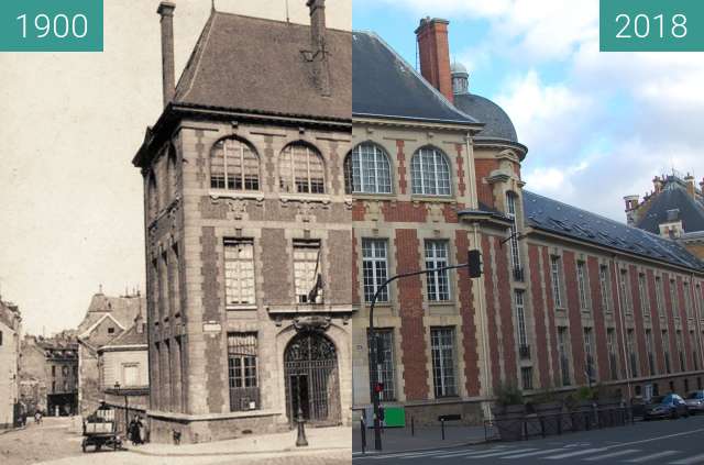 Image avant-après de  L'Institut Agronomique de Paris entre 1900 et 04/02/2018
