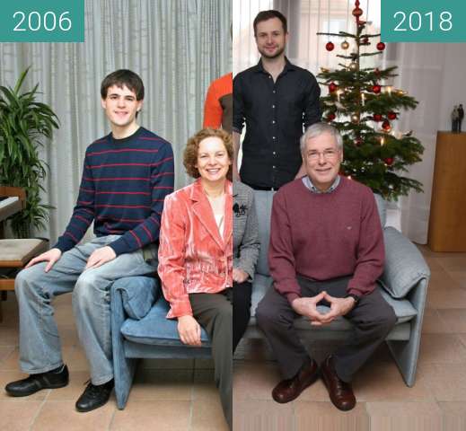Before-and-after picture of Weihnachten between 2006-Dec-25 and 2018-Dec-25