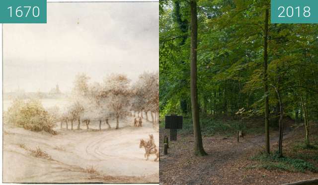 Vorher-Nachher-Bild von View on the outskirts of Bergen zwischen 1670 und 15.08.2018