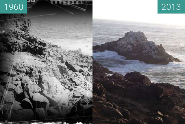 Before-and-after picture of  Parque Puquén La Ligua Región de Valparaíso Chile between 1960-Jan-15 and 2013-Feb-13