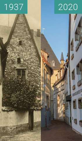 Before-and-after picture of Kleine Gildewart between 11/1937 and 03/2020