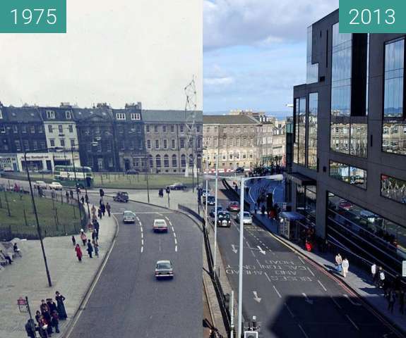 Vorher-Nachher-Bild von View from St James Bridge zwischen 1975 und 2013
