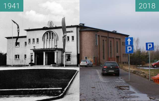 Image avant-après de Cinema in Żnin during german occupation  entre 1941 et 02.2018