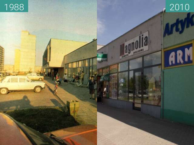 Image avant-après de Pawilony handlowe entre 1988 et 22/05/2010