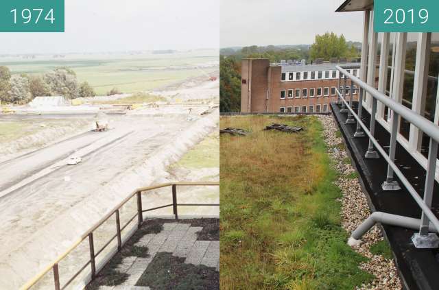 Vorher-Nachher-Bild von The ring motorway of Alkmaar 1974 - 2019 zwischen 1974 und 25.09.2019
