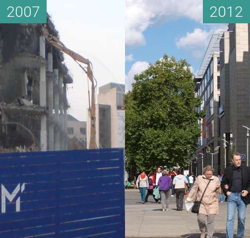 Vorher-Nachher-Bild von Prager Straße zwischen 15.03.2007 und 03.10.2012