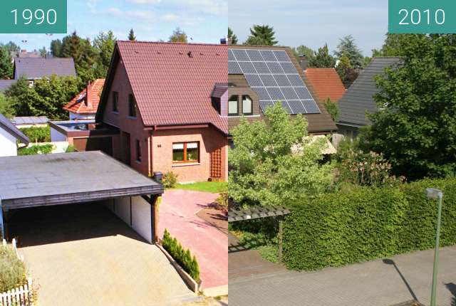 Before-and-after picture of Haus in der Altenburger Straße between 1990-Sep-16 and 2010-Jun-05