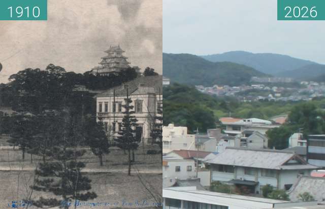 Vorher-Nachher-Bild von Former Japanese Imperial Army 10th Division zwischen 1910 und 15.07.2026