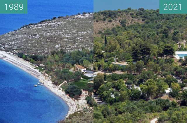 Before-and-after picture of NAYTILUS between 1989 and 2021-Jun-20