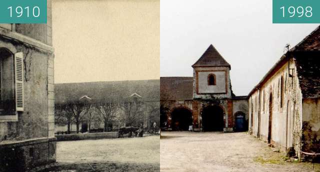 Vorher-Nachher-Bild von grande ferme zwischen 1910 und 1998