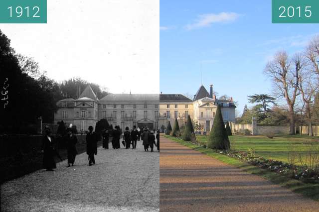 Image avant-après de Château de Malmaison entre 1912 et 31/01/2015
