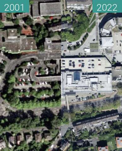 Vorher-Nachher-Bild von Königshof Galarie, Mettmann zwischen 30.09.2001 und 20.04.2022